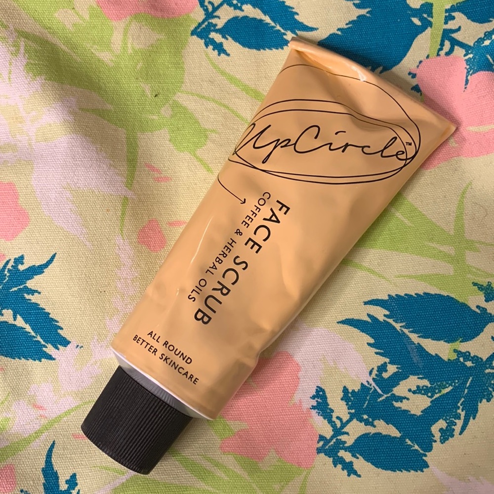 Coffee face scrub herbal for oily combination skin